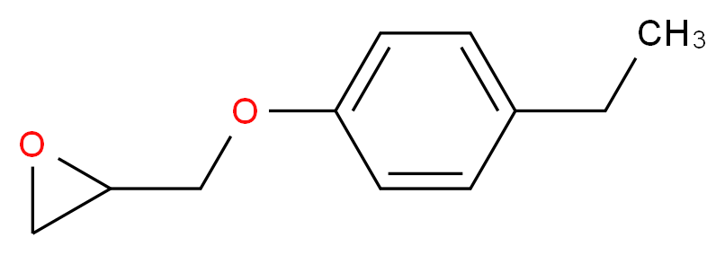 4-Ethylphenyl Glycidyl Ether_分子结构_CAS_2930-02-1)