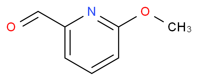 6-甲氧基-2-吡啶甲醛_分子结构_CAS_54221-96-4)