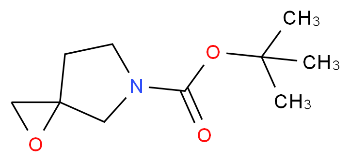 1-Oxa-5-azaspiro[2.4]heptane-5-carboxylic acid tert-butyl ester_分子结构_CAS_301226-25-5)