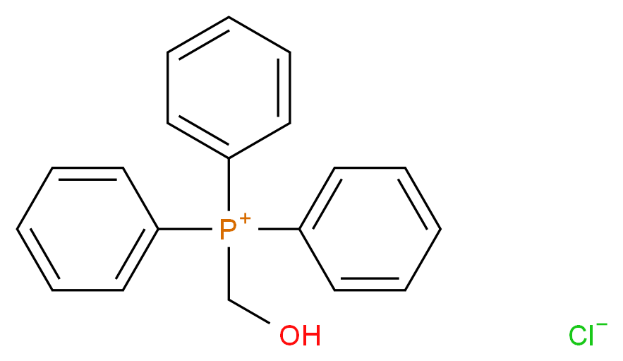(羟基甲基)三苯基氯化鏻_分子结构_CAS_5293-83-4)