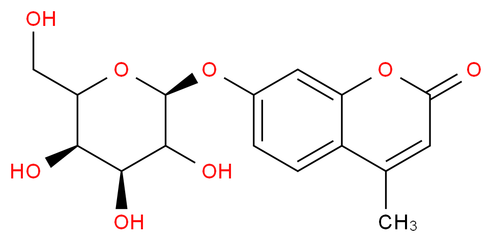 4-methyl-7-{[(2S,4S,5R)-3,4,5-trihydroxy-6-(hydroxymethyl)oxan-2-yl]oxy}-2H-chromen-2-one_分子结构_CAS_6160-78-7