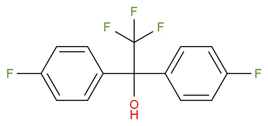 Bis(4-fluorophenyl)trifluoromethyl carbinol_分子结构_CAS_733-83-5)