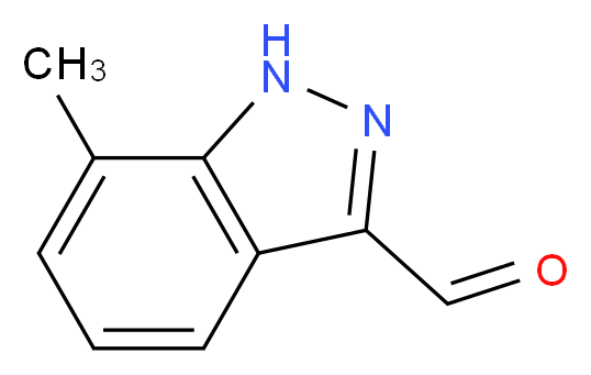 7-Methyl-1H-indazole-3-carbaldehyde_分子结构_CAS_1000340-51-1)