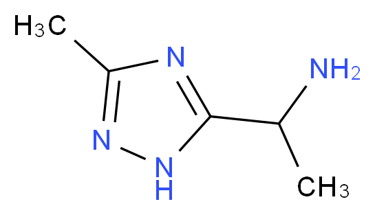 (1S)-1-(5-methyl-4H-1,2,4-triazol-3-yl)ethanamine_分子结构_CAS_)