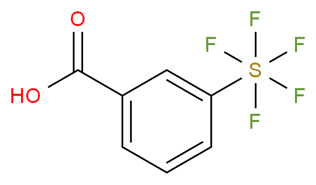 3-(Pentafluorothio)benzoic acid_分子结构_CAS_833-96-5)