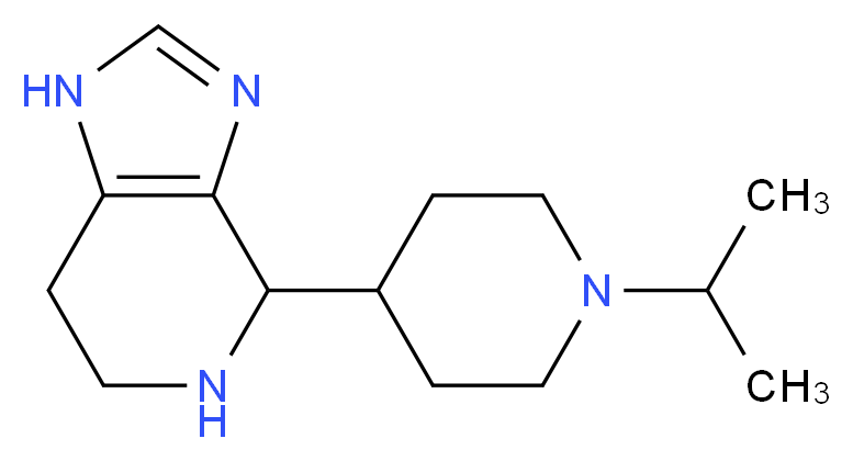4-(1-isopropylpiperidin-4-yl)-4,5,6,7-tetrahydro-1H-imidazo[4,5-c]pyridine_分子结构_CAS_)
