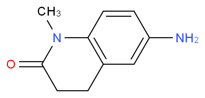 6-amino-1-methyl-1,2,3,4-tetrahydroquinolin-2-one_分子结构_CAS_233775-30-9