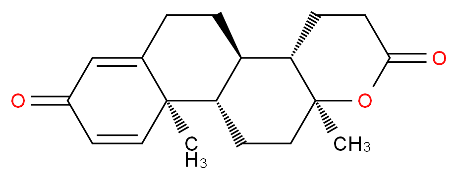 (1R,2S,7S,10S,11R)-7,11-dimethyl-6-oxatetracyclo[8.8.0.0^{2,7}.0^{11,16}]octadeca-12,15-diene-5,14-dione_分子结构_CAS_968-93-4