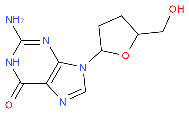 2',3'-DIDEOXYGUANOSINE_分子结构_CAS_85326-06-3)