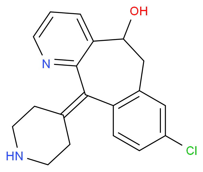 5-Hydroxy Desloratadine_分子结构_CAS_117811-12-8)