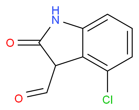 4-chloro-2-oxoindoline-3-carbaldehyde_分子结构_CAS_23872-23-3)