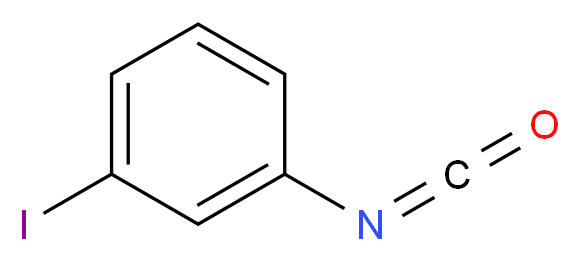 1-iodo-3-isocyanatobenzene_分子结构_CAS_23138-56-9