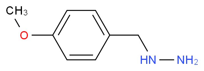 (4-Methoxybenzyl)hydrazine hydrochloride_分子结构_CAS_)