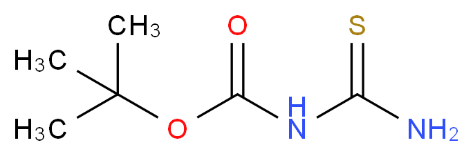 tert-butyl N-carbamothioylcarbamate_分子结构_CAS_268551-65-1