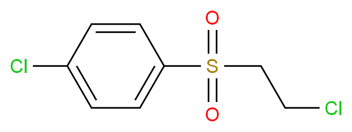 2-CHLOROETHYL-P-CHLOROPHENYL SULFONE_分子结构_CAS_16191-84-7)