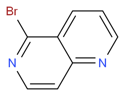 5-Bromo-1,6-naphthyridine_分子结构_CAS_68336-81-2)