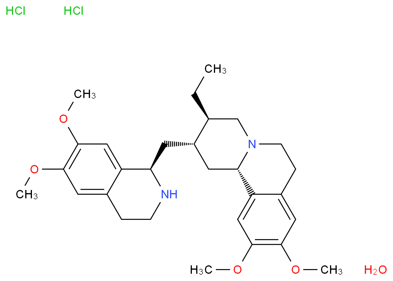 Emetine dihydrochloride hydrate_分子结构_CAS_316-42-7)