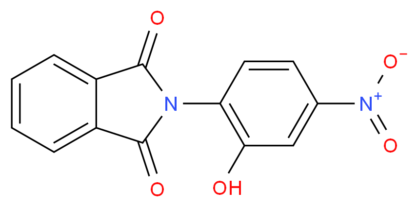 N-(2-Hydroxy-4-nitrophenyl)phthalimide_分子结构_CAS_117346-07-3)