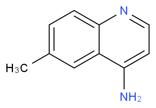 6-methylquinolin-4-amine_分子结构_CAS_874589-77-2