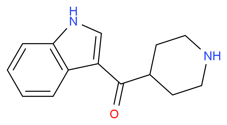 3-[(Piperidine-4-yl)carbonyl]-1H-indole_分子结构_CAS_5275-02-5)