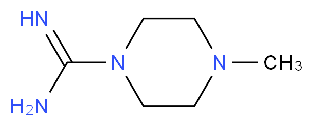 4-methylpiperazine-1-carboximidamide_分子结构_CAS_45798-01-4