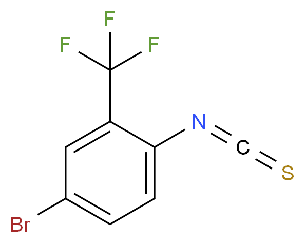 4-Bromo-2-trifluoromethylphenyl isothiocyanate_分子结构_CAS_186589-12-8)