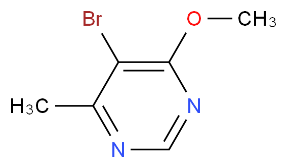 5-bromo-4-methoxy-6-methylpyrimidine_分子结构_CAS_4319-87-3)