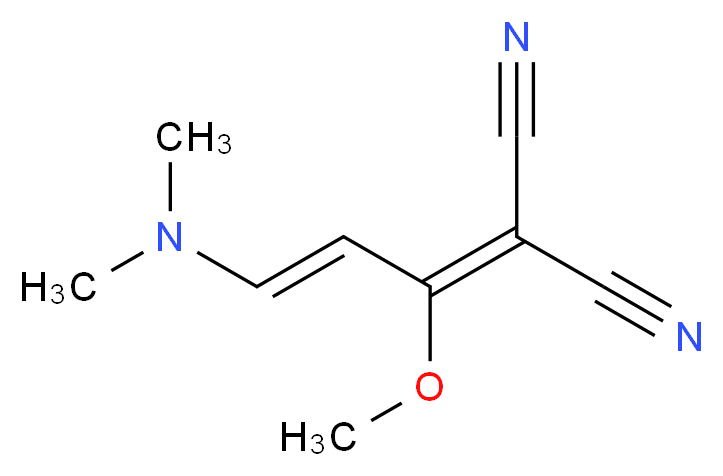 2-[3-(Dimethylamino)-1-methoxy-2-propenylidene]-malononitrile_分子结构_CAS_95689-38-6)