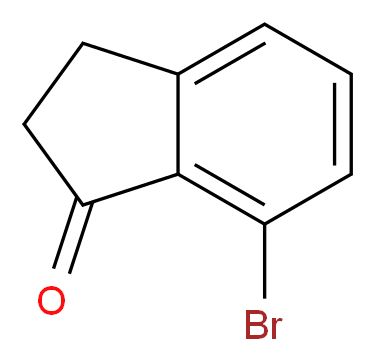 7-bromo-2,3-dihydro-1H-inden-1-one_分子结构_CAS_125114-77-4