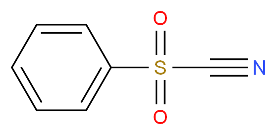 苯磺酰氰化物_分子结构_CAS_24224-99-5)