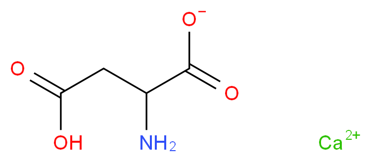 Calcium L-aspartate_分子结构_CAS_21059-46-1)