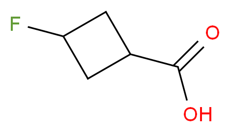 3-Fluoro-cyclobutanecarboxylic acid_分子结构_CAS_122665-96-7)