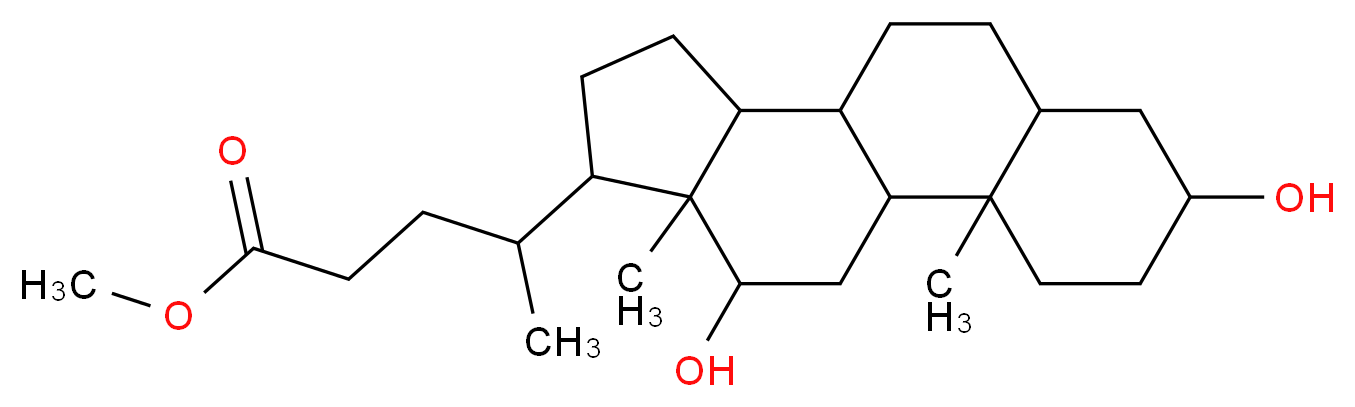 METHYL DESOXYCHOLATE_分子结构_CAS_3245-38-3)