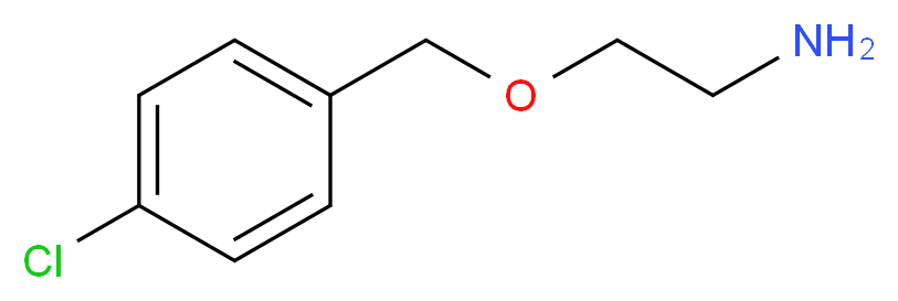 2-[(4-chlorophenyl)methoxy]ethan-1-amine_分子结构_CAS_287179-98-0