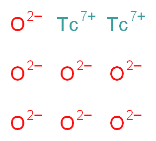 ditechnetium(7+) ion heptaoxidandiide_分子结构_CAS_12165-21-8