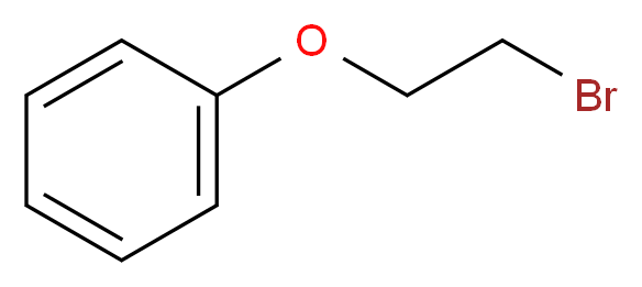 (2-bromoethoxy)benzene_分子结构_CAS_589-10-6