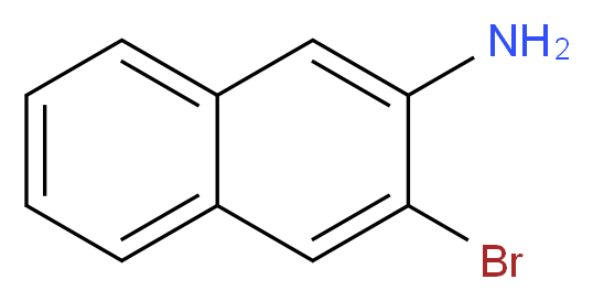 2-Amino-3-bromonaphthalene_分子结构_CAS_54245-33-9)