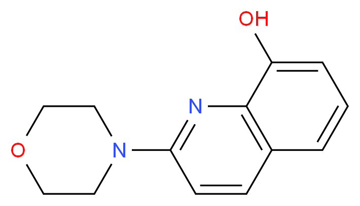 2-(morpholin-4-yl)quinolin-8-ol_分子结构_CAS_70125-21-2