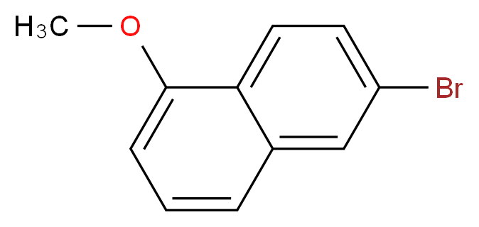 6-bromo-1-methoxynaphthalene_分子结构_CAS_54828-63-6