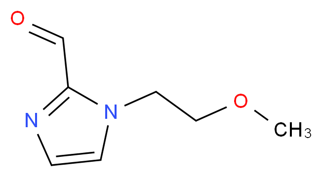 1-(2-methoxyethyl)-1H-imidazole-2-carbaldehyde_分子结构_CAS_558446-64-3)