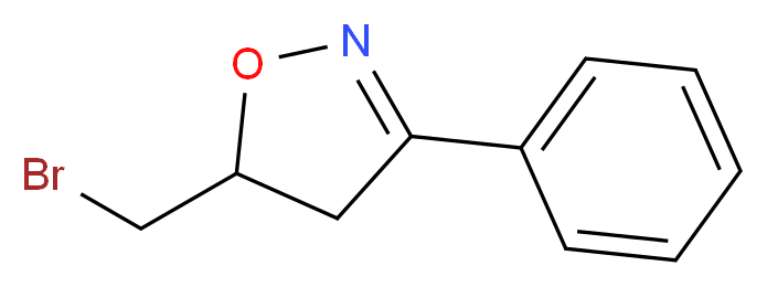 5-(bromomethyl)-3-phenyl-4,5-dihydroisoxazole_分子结构_CAS_68843-61-8)