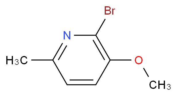 2-bromo-3-methoxy-6-methylpyridine_分子结构_CAS_24207-22-5)