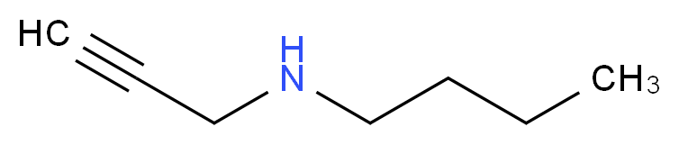 butyl(prop-2-yn-1-yl)amine_分子结构_CAS_44768-33-4