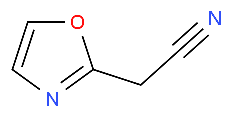 2-Oxazoleacetonitrile_分子结构_CAS_809533-78-6)