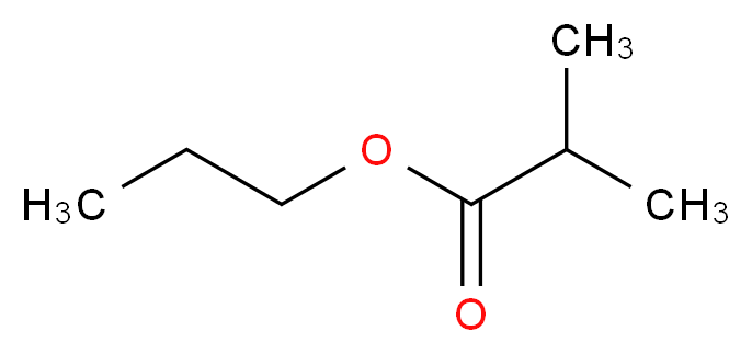 异丁酸丙酯_分子结构_CAS_644-49-5)