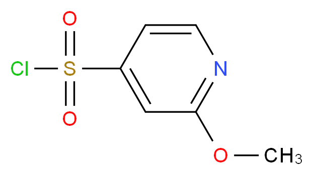 2-methoxypyridine-4-sulfonyl chloride_分子结构_CAS_1060807-43-3