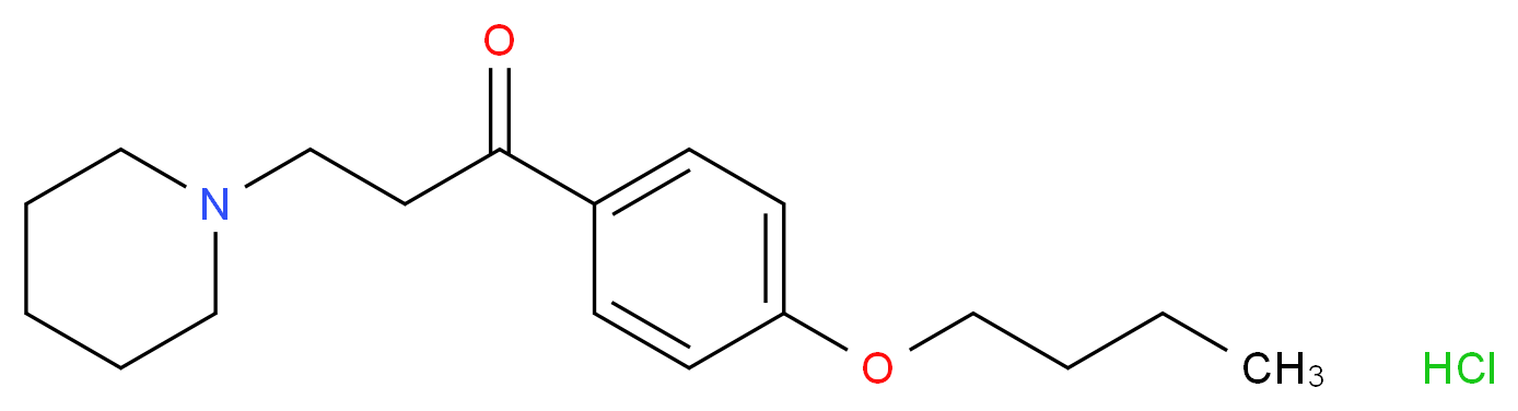 Dyclonine hydrochloride_分子结构_CAS_536-43-6)