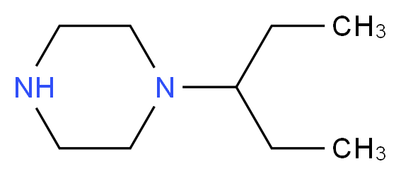 1-(pentan-3-yl)piperazine_分子结构_CAS_373356-51-5