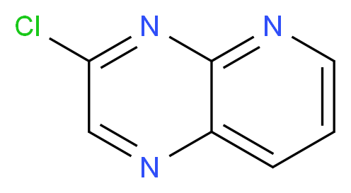 3-chloropyrido[2,3-b]pyrazine_分子结构_CAS_155535-23-2