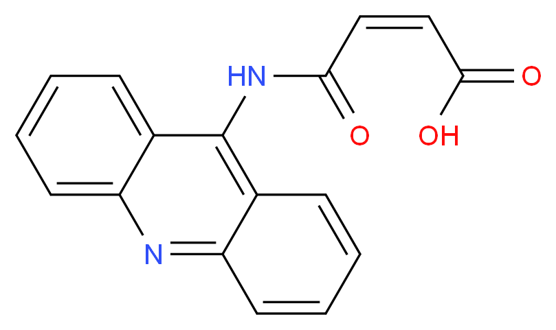 N-(9-Acridinyl)maleamic Acid _分子结构_CAS_66891-55-2)